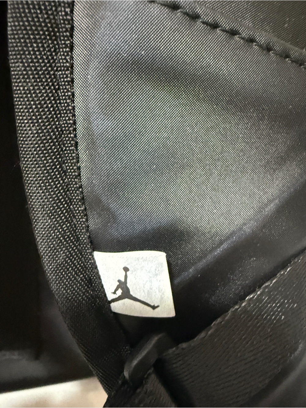 Jordan Black Men's Athletic Backpack with Subtle Jumpman - Picture 8 of 15